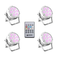 Cameo ROOT PAR 4 WH SET 1 – Pack de 4 focos LED RGBW