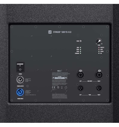 Subwoofer Activo LD Systems Stinger SUB 15 A G3 – 15"
