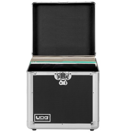 UDG U93017SL - Estuche para 80 vinilos de 12" plateado