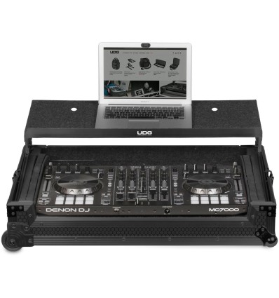 UDG U91054BL - FC MULTI FORMAT XXL BLACK PLUS (LAPTOP SHELF, TROLLEY & WHEELS)