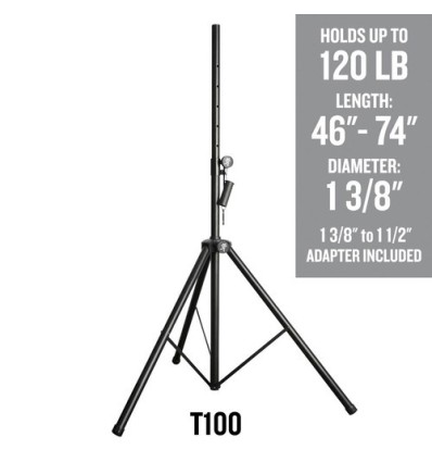Soporte Mackie T100 - Trípode de acero para altavoces