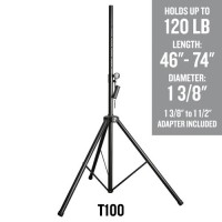 Soporte Mackie T100 - Trípode de acero para altavoces