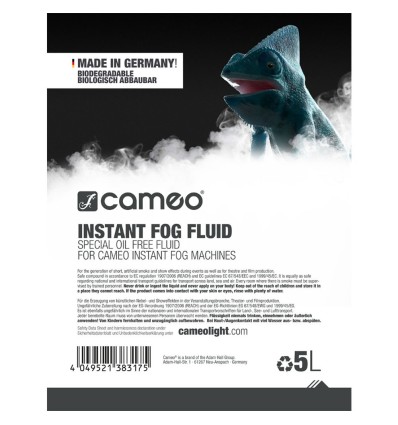 CAMEO INSTANT FOG FLUID 5 L