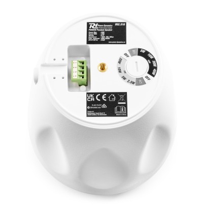 POWER DYNAMICS 952.516 PDS65W ALTAVOZ COLGANTE 100V 6,5” BLANCO