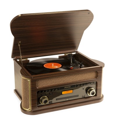 Comprar FENTON 102.187 MEMPHIS GIRADISCOS VINTAGE MADERA OSCURA