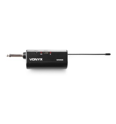 VONYX 179.211 WM552 MICRÓFONO INALÁMBRICO UHF DUAL PLUG-AND-PLAY
