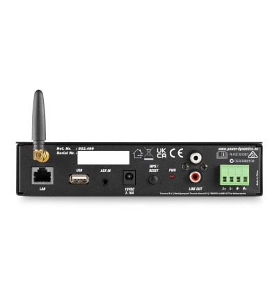 POWER DYNAMICS 952.499 WT240A AMPLIFICADOR ESTÉREO WIFI