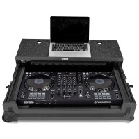 UDG U91054BL - FC MULTI FORMAT XXL BLACK PLUS (LAPTOP SHELF, TROLLEY & WHEELS)