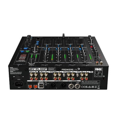 Reloop RMX-95 - Mezclador DJ digital 4+1 con doble interfaz USB