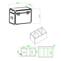 BEAMZ 150.390 FCFZ2 FLIGHTCASE PARA FUZE maleta precio BEAMZ 150.390 FCFZ2 FLIGHTCASE PARA FUZE maleta precio