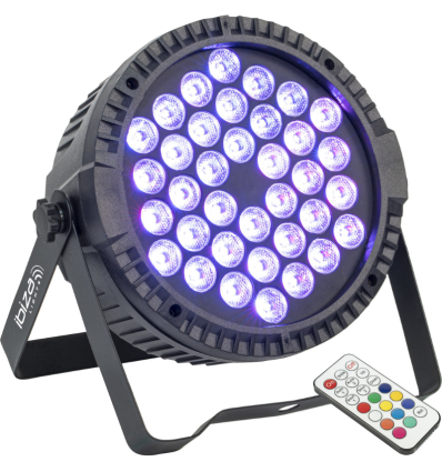≫ Comprar IBIZA LIGHT THINPAR-36X1W-RGB - 49.90 € | Profesional DJ®