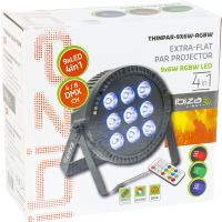 ≫ Comprar IBIZA LIGHT THINPAR-9X6W-RGBW - 69.90 € | Profesional DJ®