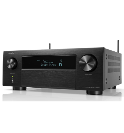 Denon AVC-X4800H BK - Amplificador AV 9.4 canales con 8K y HEOS