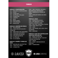 CURSO ONLINE DJUCED (35 Vídeos)