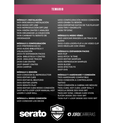 CURSO ONLINE SERATO DJ AVANZADO