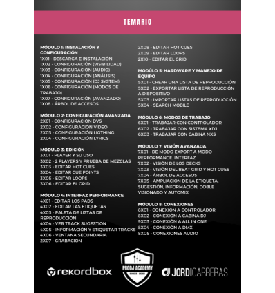 CURSO ONLINE REKORDBOX 6  (45 Vídeos)