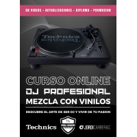 CURSO ONLINE DJ PROFESIONAL MEZCLA CON VINILOS