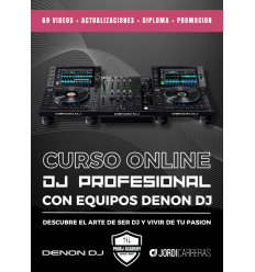 CURSO ONLINE DJ PROFESIONAL CON EQUIPOS DENON DJ de Jordi Carreras y PRODJ ACADEMY