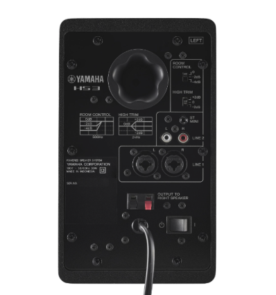 Monitor de estudio activo Yamaha HS3 de 52W con woofer de 3.5"