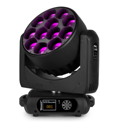 BEAMZ 150.101 MHL1240 CABEZA MOVIL LED ZOOM 12X40W 2 PIEZAS