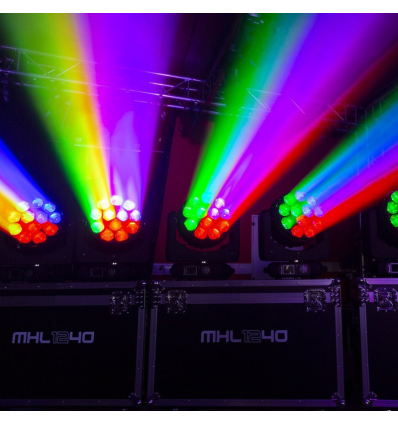 BEAMZ 150.101 MHL1240 CABEZA MOVIL LED ZOOM 12X40W 2 PIEZAS