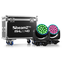 BEAMZ 150.105 MHL1940 CABEZA MÓVIL LED ZOOM 19X40W 2 UNIDADES BEAMZ 150.105 MHL1940 CABEZA MÓVIL LED ZOOM 19X40W 2 UNIDADES