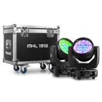 BEAMZ MHL1912 MOVING HEAD WASH CON ZOOM 2PCS EN FLIGHTCASE BEAMZ MHL1912 MOVING HEAD WASH CON ZOOM 2PCS EN FLIGHTCASE