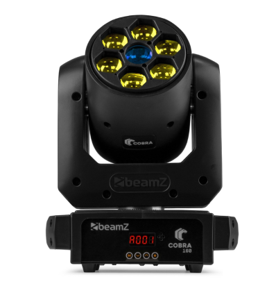 BEAMZ 150.434 COBRA 160 SPOT CABEZA MÓVIL 100W CON 6X 10W B-EYE