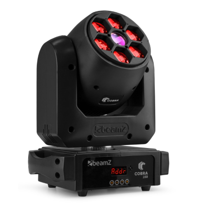 BEAMZ 150.434 COBRA 160 SPOT CABEZA MÓVIL 100W CON 6X 10W B-EYE