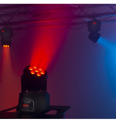 FUZZIX 150.511 MHC706 CABEZA MOVIL WASH 7X 6W RGBW - 119.95 €