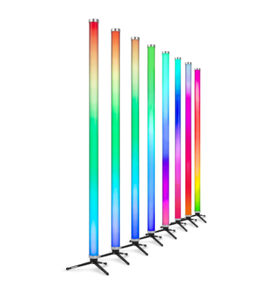 BEAMZ 150.659 KRATOS CONJUNTO TUBOS LED RGBW, 8 UNIDADES