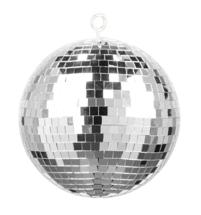 FUZZIX 151.334 MB20ML BOLA DE DISCO CON MOTOR 18 LEDS, 20 CM