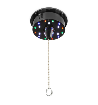 FUZZIX 151.334 MB20ML BOLA DE DISCO CON MOTOR 18 LEDS, 20 CM