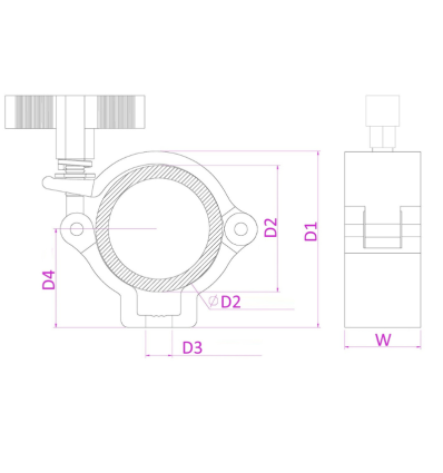 BEAMZ 151.414 BC50B-100N GARRA SLIMLINE 100KG NEGRO - 10.95 €