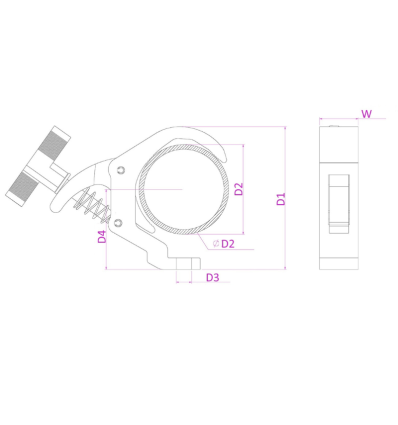 BEAMZ 151.441 BSC50A GARRA RAPIDA SLIMLINE 50KG ALU - 10.95 €