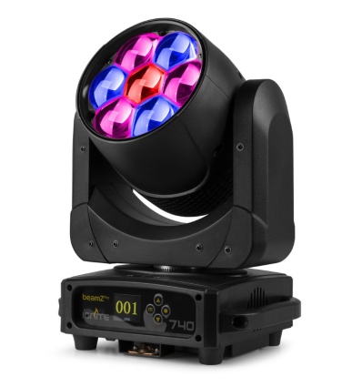 BEAMZ PRO 152.120 IGNITE740 CABEZA MÓVIL WASH CON ZOOM 7X40W