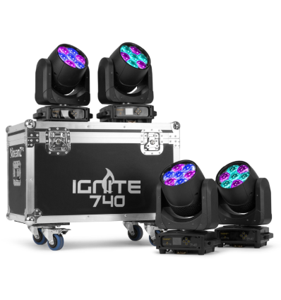 BEAMZ PRO 152.123 FC740I4 FLIGHTCASE PARA 4X IGNITE740 - 399 €