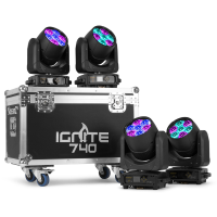 BEAMZ PRO 152.123 FC740I4 FLIGHTCASE PARA 4X IGNITE740 - 399 €