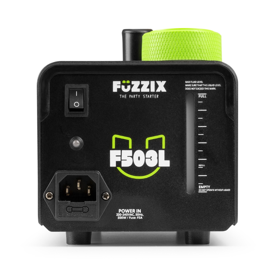 Fuzzix F503L Máquina de humo para fiestas de 500 w con 3 LED RGB