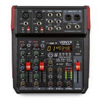 VONYX VM-KG06 MEZCLADOR PARA MÚSICA 6 CANALES BT/DSP/USB VONYX VM-KG06 MEZCLADOR PARA MÚSICA 6 CANALES BT/DSP/USB