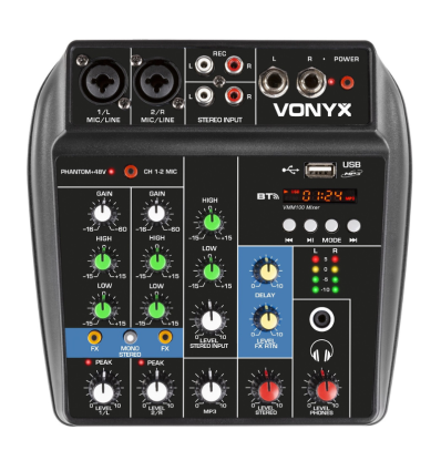 VONYX 172.638 VMM100 MEZCLADOR AUDIO...
