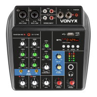 VONYX 172.638 VMM100 MEZCLADOR AUDIO CON USB/BT