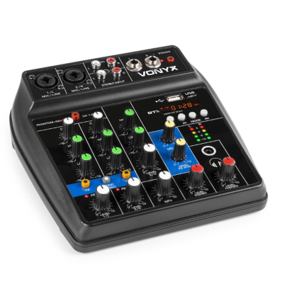 VONYX 172.638 VMM100 MEZCLADOR AUDIO CON USB/BT