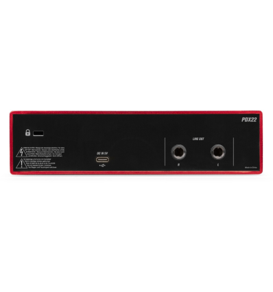 POWER DYNAMICS 172.769 PDX22 USB AUDIO INTERFACE COMBI - 144.95 €