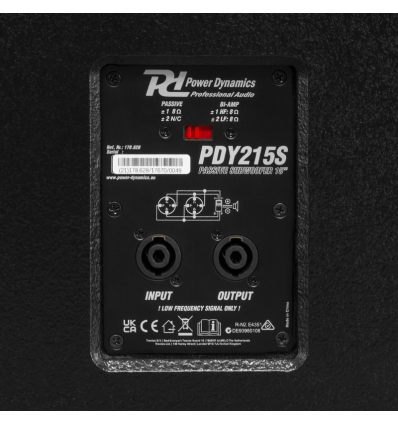 POWER DYNAMICS 178.628 PDY215S SUBWOOFER PASIVO 15” 900W