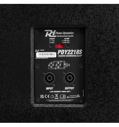 POWER DYNAMICS 178.634 PDY2218S SUBWOOFER PASIVO 2X 18” 2000W