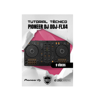 PIONEER DJ DDJ-FLX4 + TUTORIAL + CURSO REKORDBOX + CAMISETA