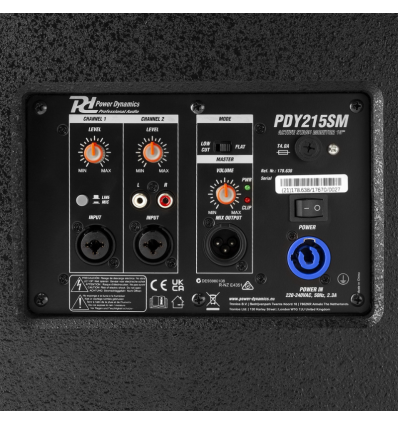 POWER DYNAMICS 178.638 PDY215SM ALTAVOZ MONITOR ACTIVO 15"