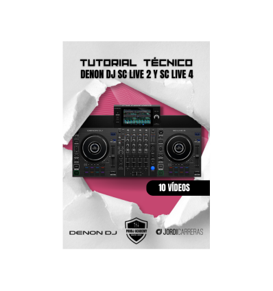 DENON DJ SC LIVE 4  + TUTORIAL + CURSO DJ + CAMISETA