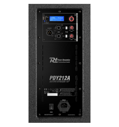POWER DYNAMICS 178.642 PDY212A ALTAVOZ ACTIVO 12” 700W DSP/BT